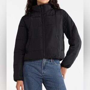No Boundaries Womens Packable Puffer Jacket